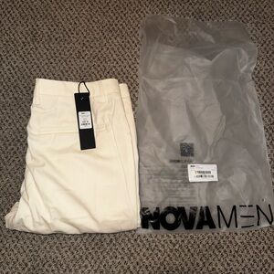 🚀 Fashion Nova Slim Trousers (Off White) New With Tags